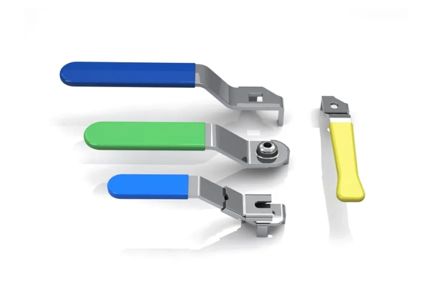 Ball valve levers